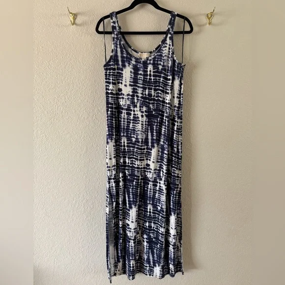 princess polly baby blue dress Reversible Ocean Blue Tie-Dye Cotton V-Neck Maxi Wrap Dress Custom Size (Free) / Custom Height (Free)